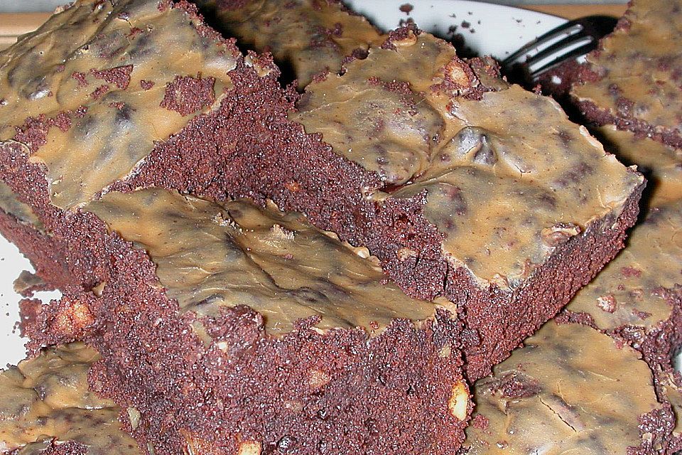 Maple Glazed Walnut Brownies