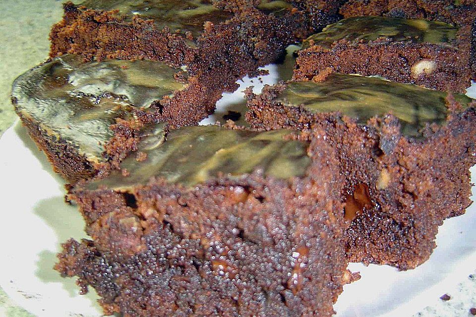 Maple Glazed Walnut Brownies