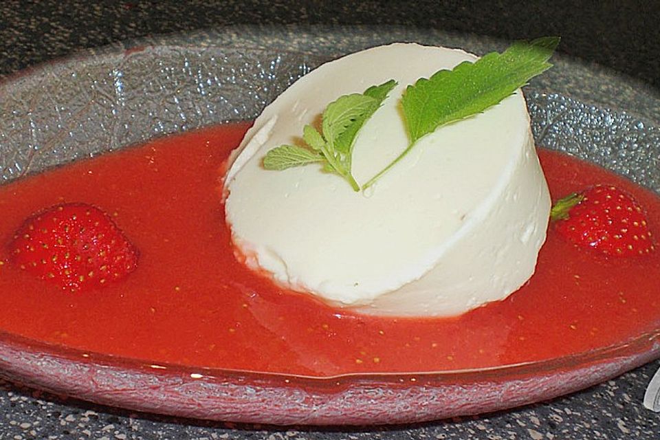 Hollerblütensirup - Joghurt - Mousse