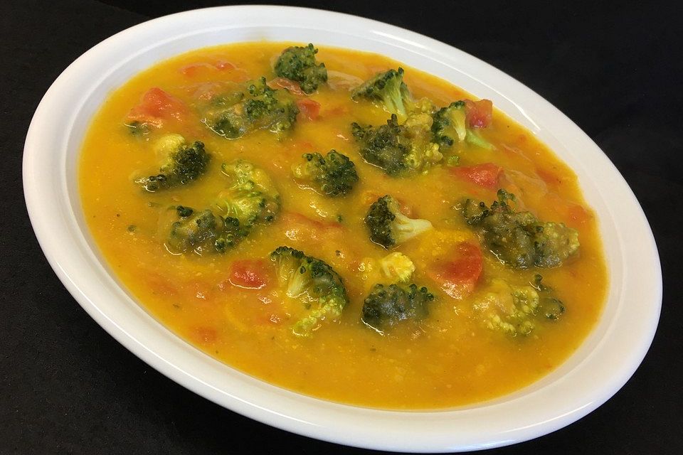 Brokkoli - Tomaten - Möhren - Suppe