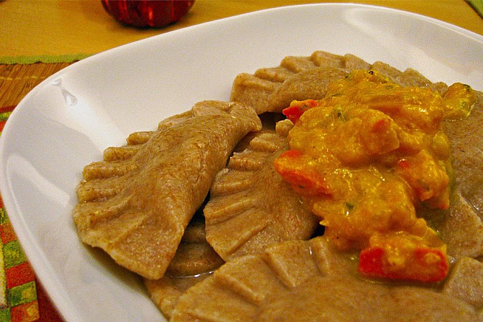 Kürbis-Ravioli mit Salbeibutter