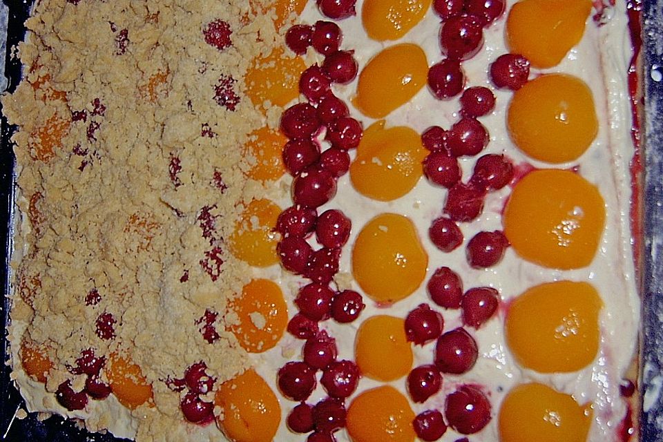 Streuselkuchen mit Obst