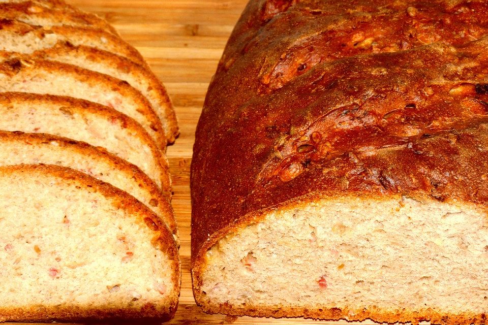 Sonnenblumenkernbrot mit Joghurt