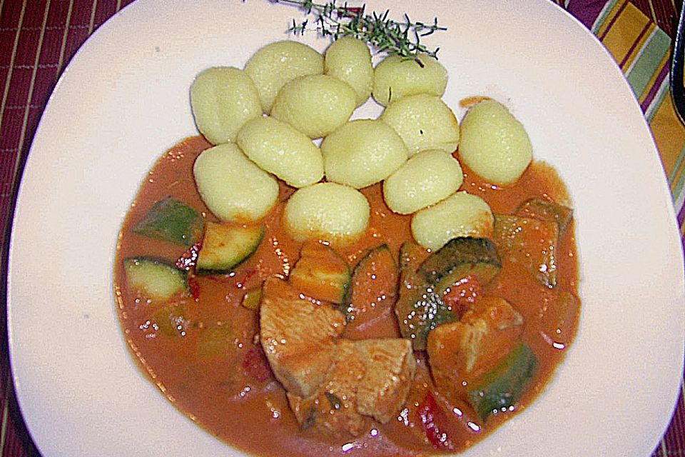 Gnocchi - Hähnchen - Pfanne