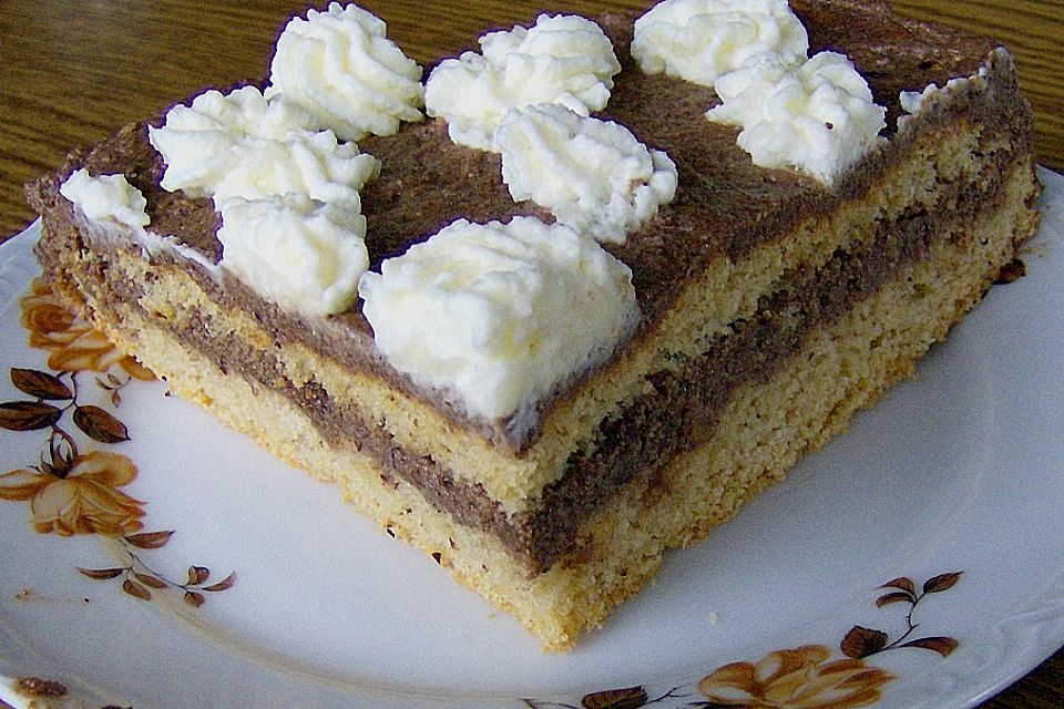 Nougatsahne - Torte