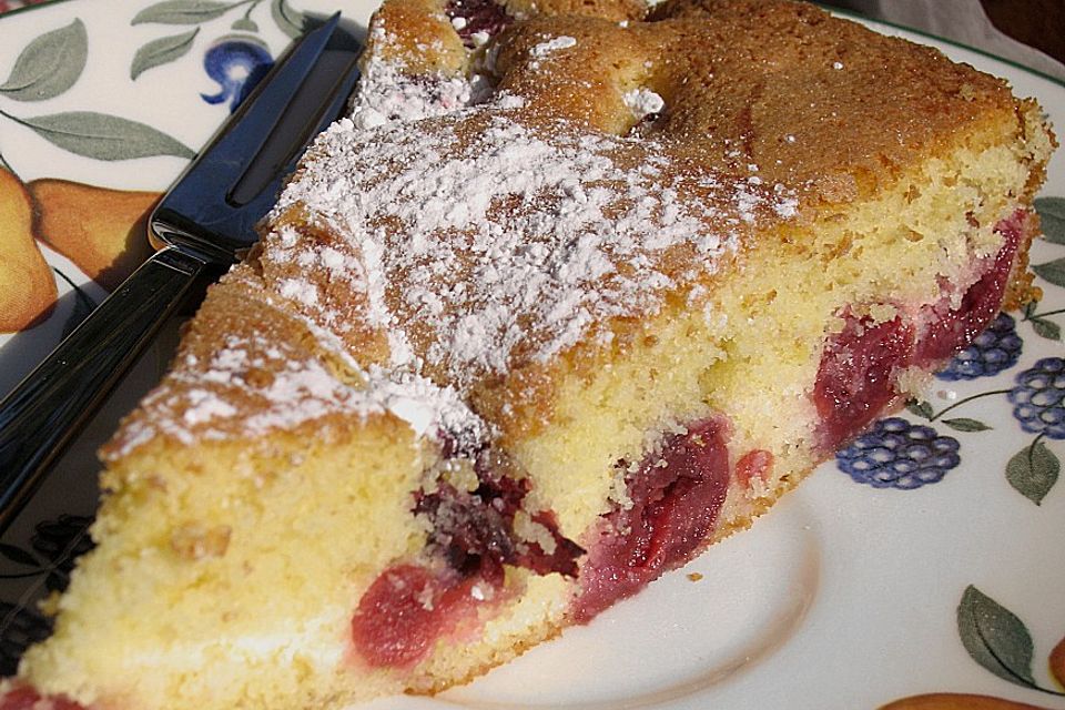 Kirsch- oder Obstkuchen