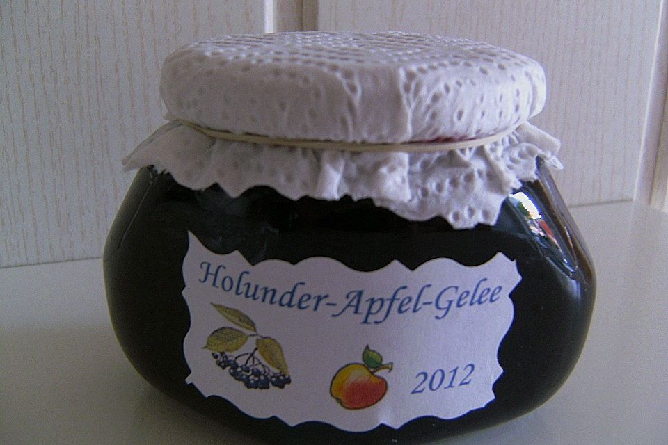 Holunder - Apfel - Gelee