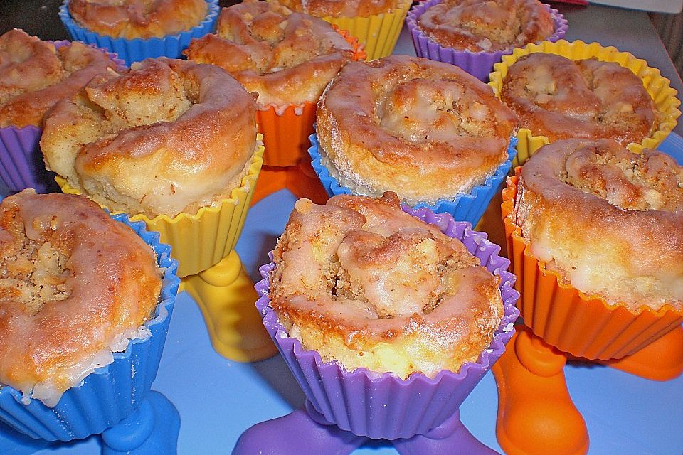 Nussschnecken - Muffins