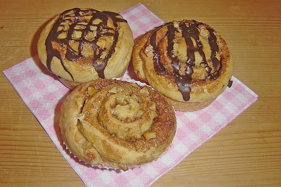 Nussschnecken - Muffins