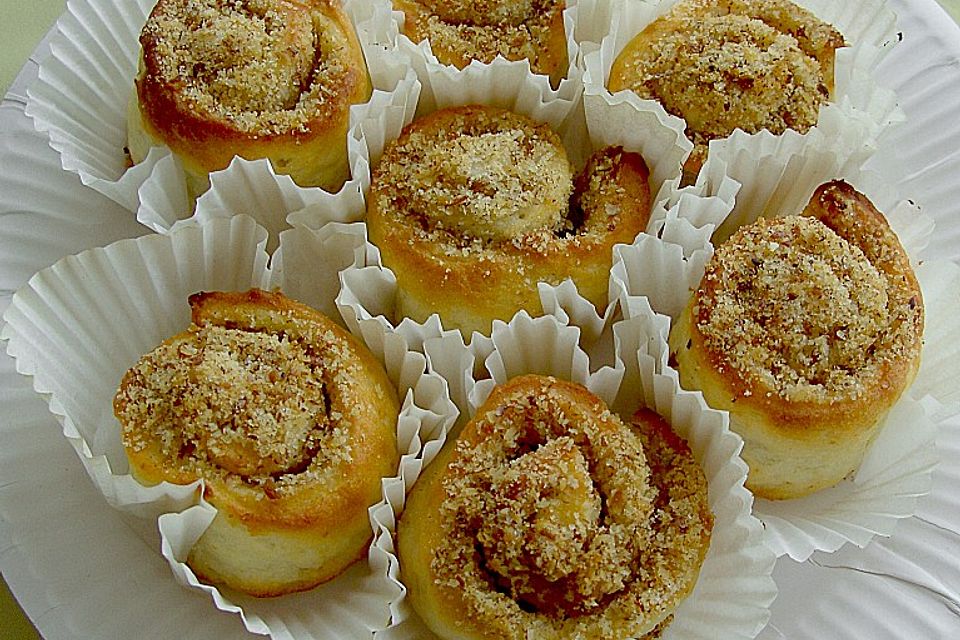 Nussschnecken - Muffins