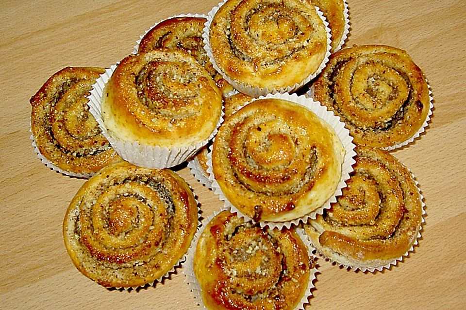 Nussschnecken - Muffins