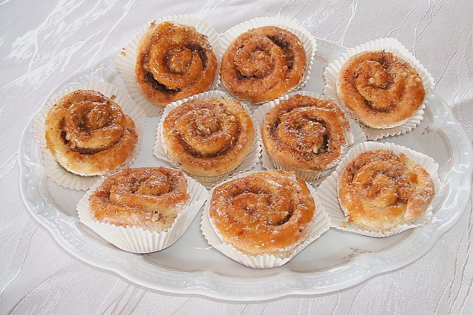 Nussschnecken - Muffins