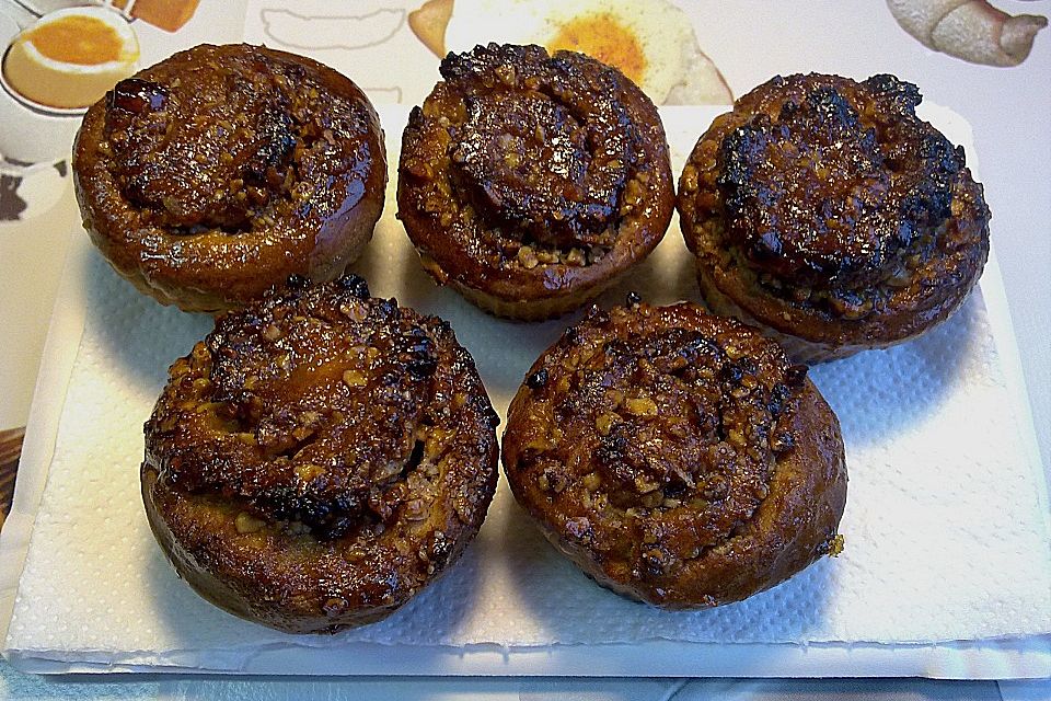 Nussschnecken - Muffins