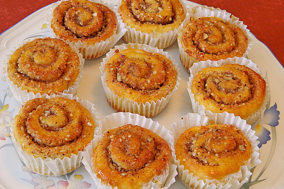 Nussschnecken - Muffins