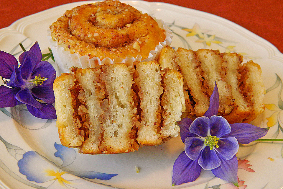 Nussschnecken - Muffins