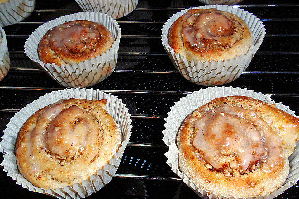 Nussschnecken - Muffins