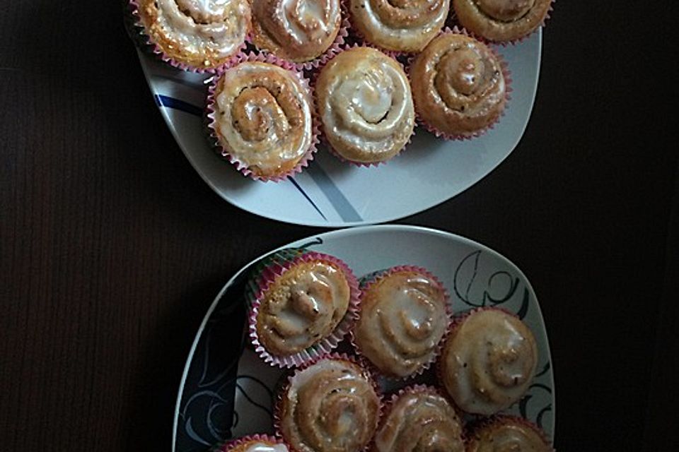 Nussschnecken - Muffins