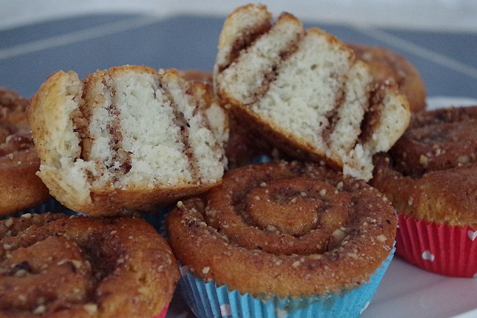 Nussschnecken - Muffins