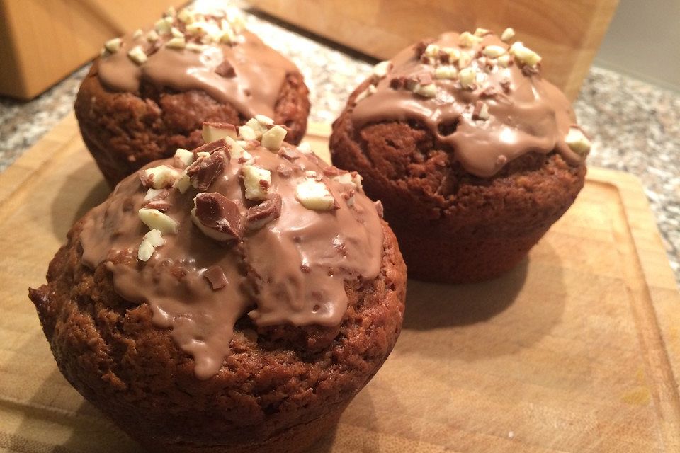 Nougat-Muffins