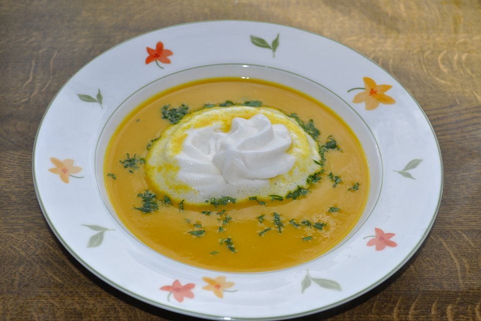 Kürbiscremesuppe