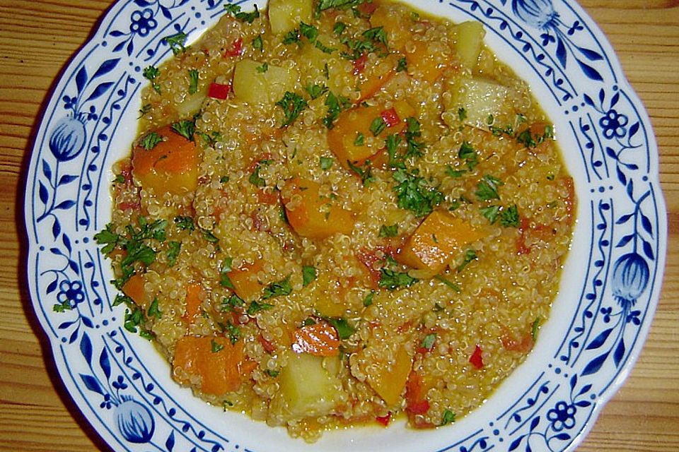 Kürbis-Quinoa-Topf