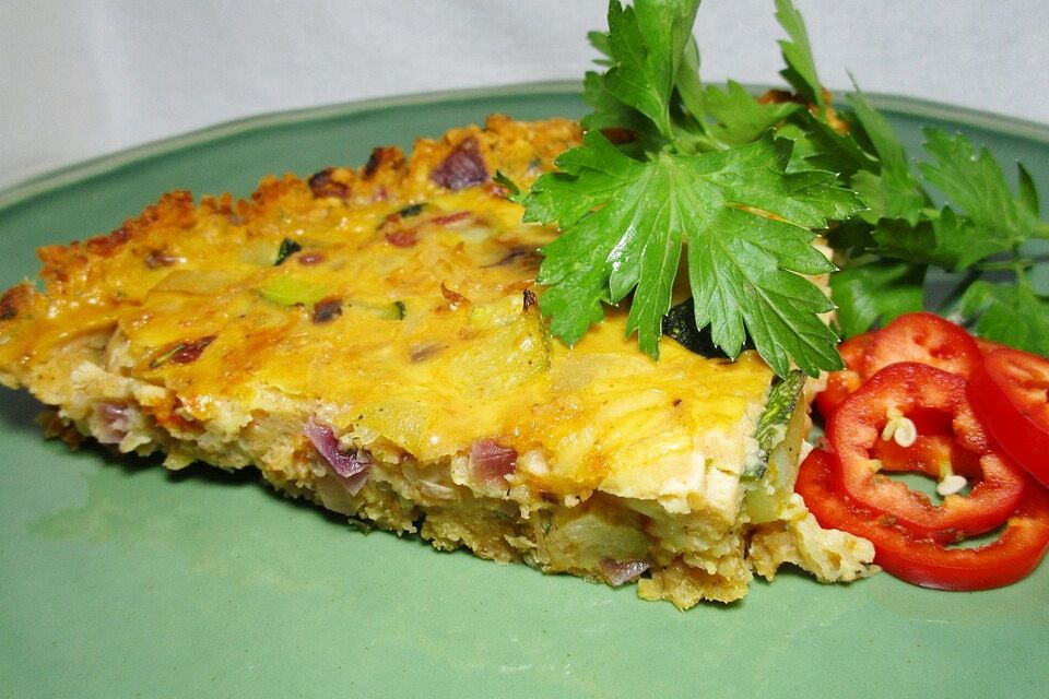 Linsen - Zucchini - Tarte