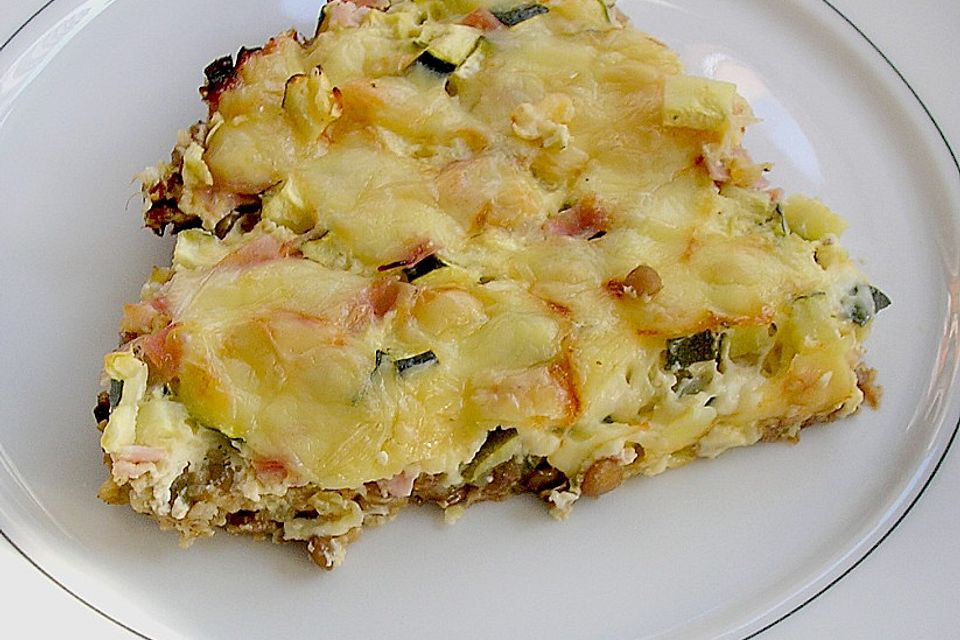 Linsen - Zucchini - Tarte