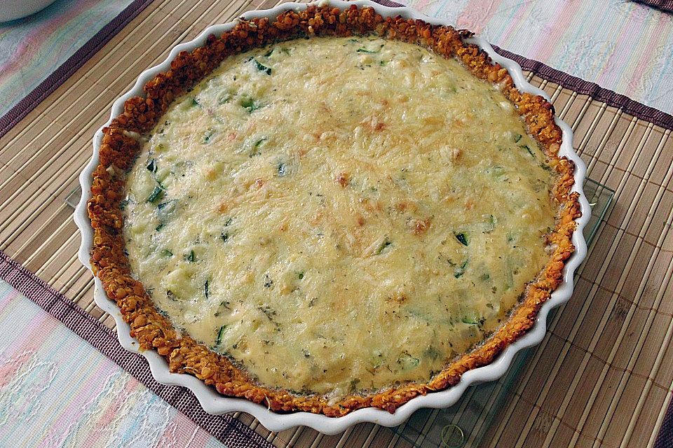 Linsen - Zucchini - Tarte