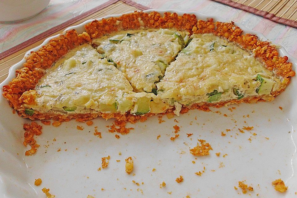 Linsen - Zucchini - Tarte