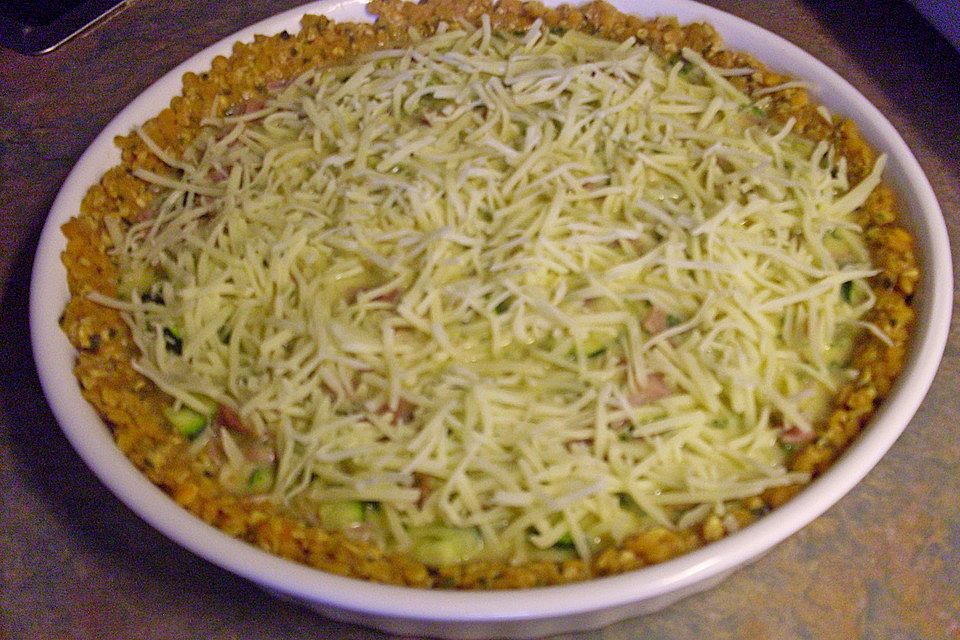 Linsen - Zucchini - Tarte