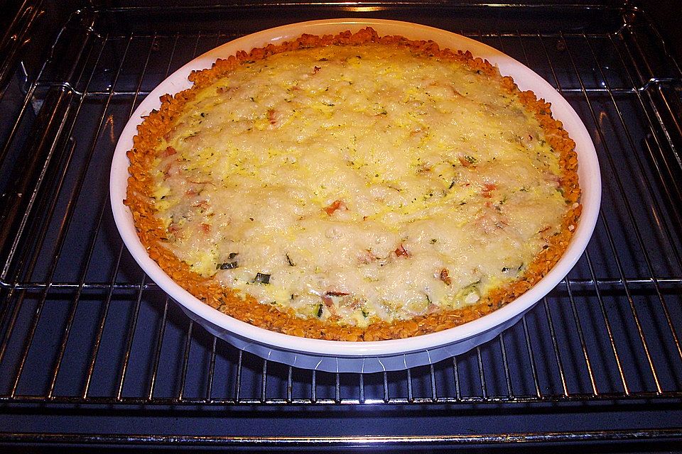 Linsen - Zucchini - Tarte