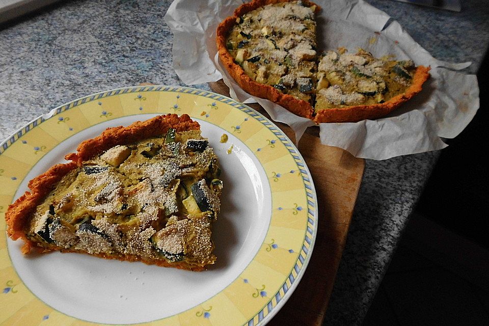 Linsen - Zucchini - Tarte