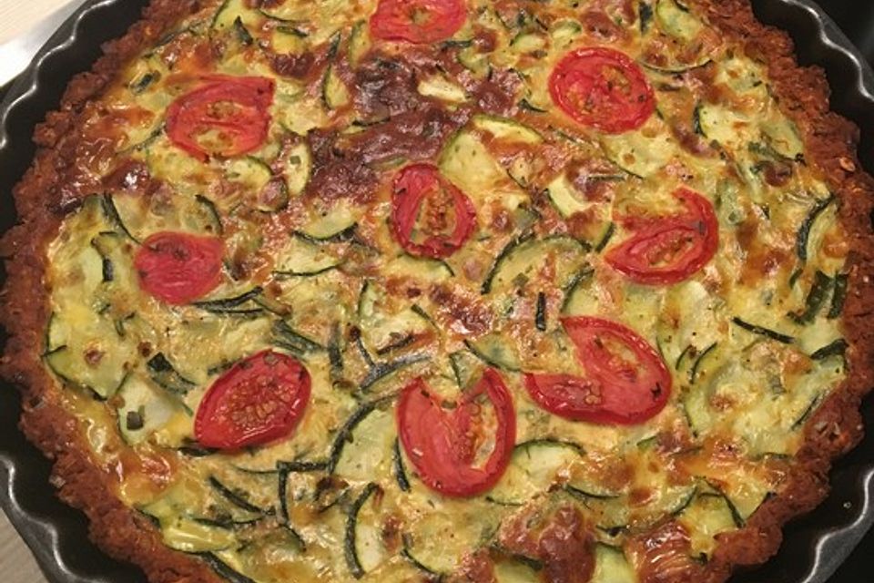 Linsen - Zucchini - Tarte