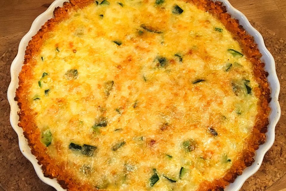 Linsen - Zucchini - Tarte