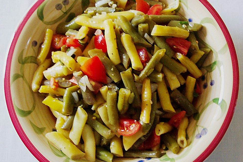 Bohnensalat grün - gelb