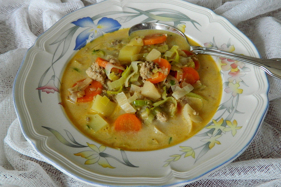 Kartoffel - Lauch - Suppe