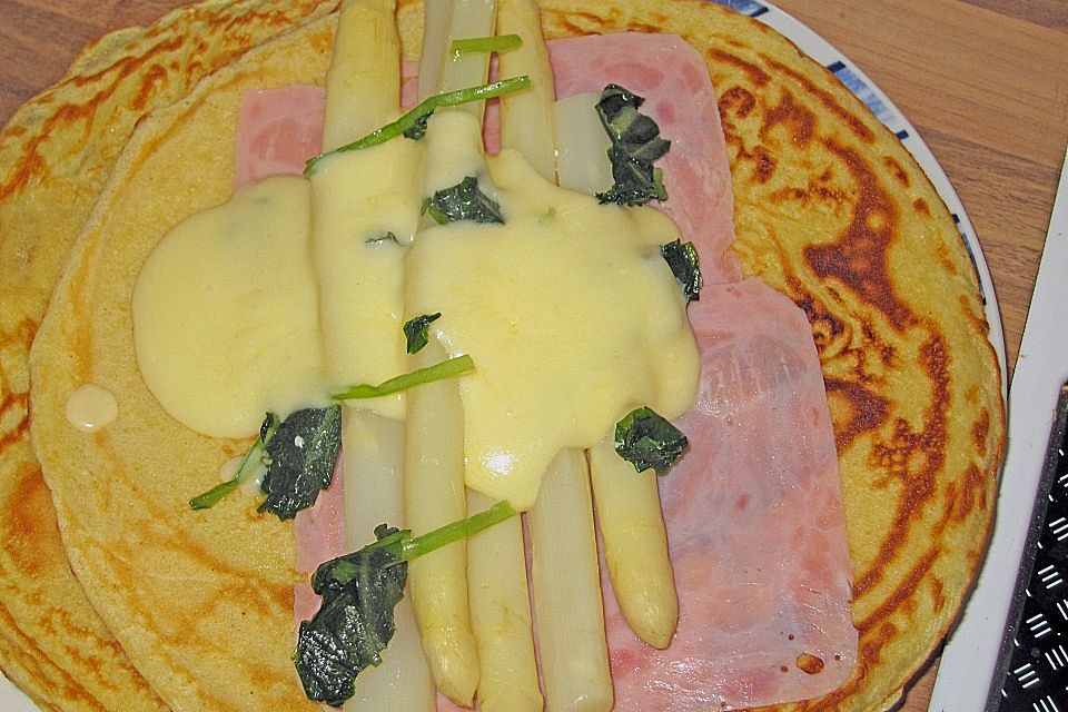 Spargel im Schlafrock