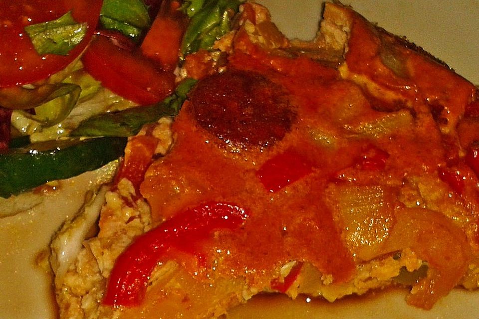 Spanische Paprika-Tortilla