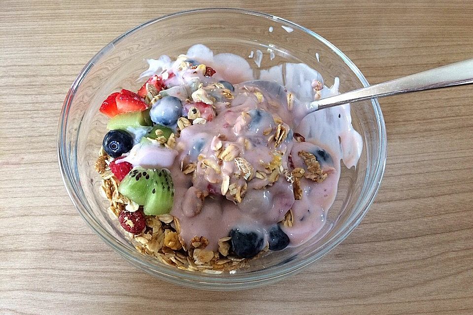 Obst - Joghurt - Müsli