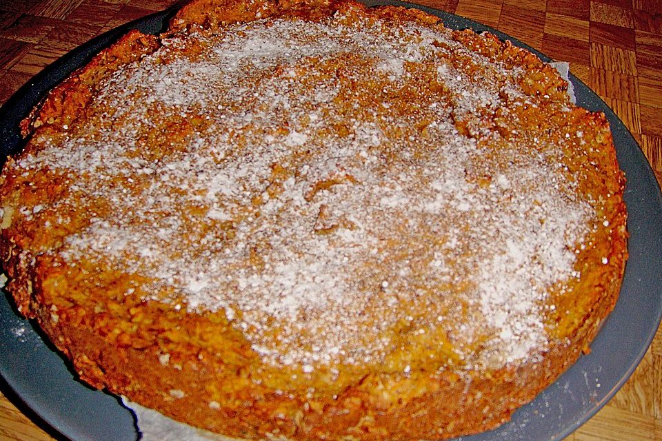 Möhrenkuchen ohne Fett