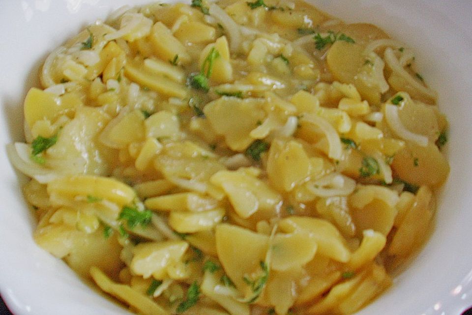 Kartoffelsalat mit Kresse