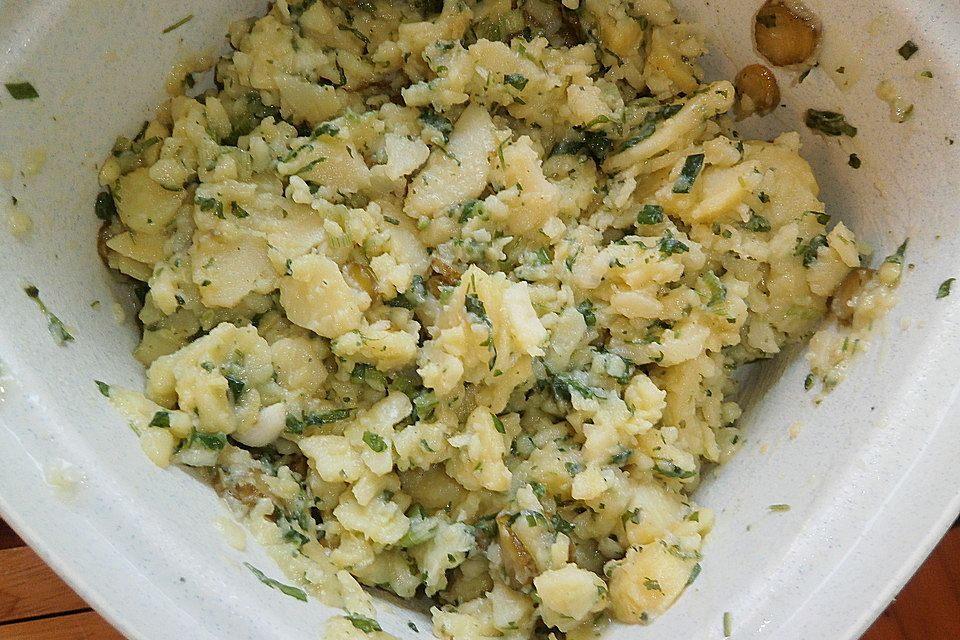 Kartoffelsalat mit Kresse