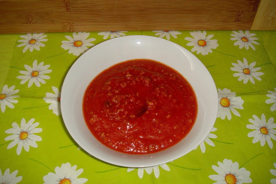 Tomaten - Hackfleischsauce