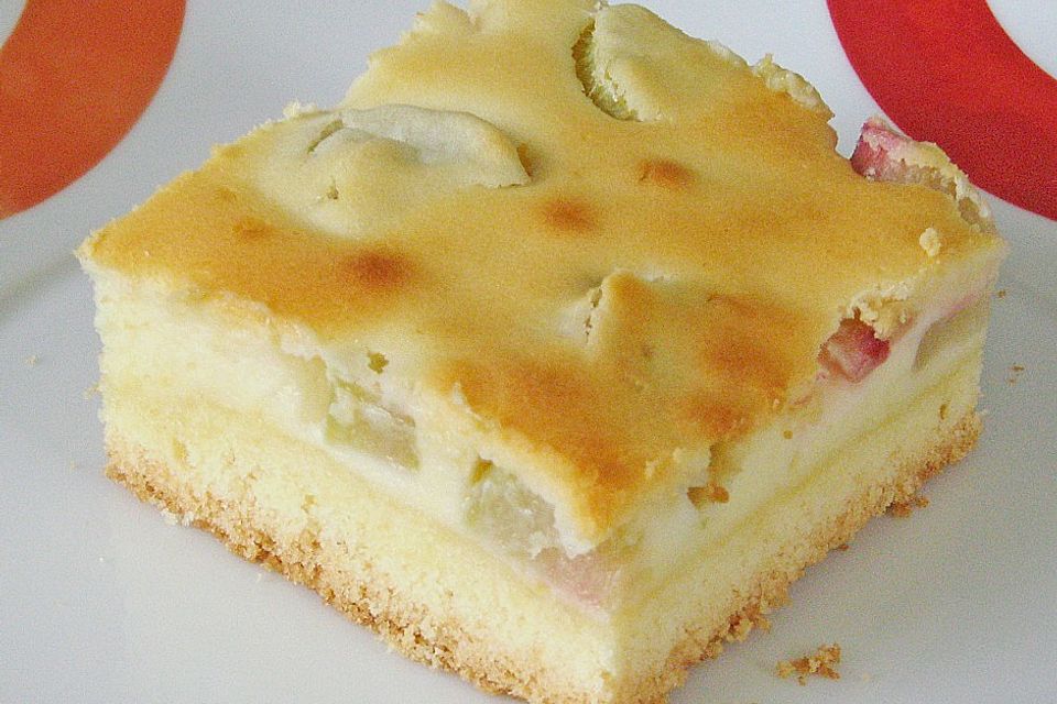 Quark - Rhabarber - Kuchen