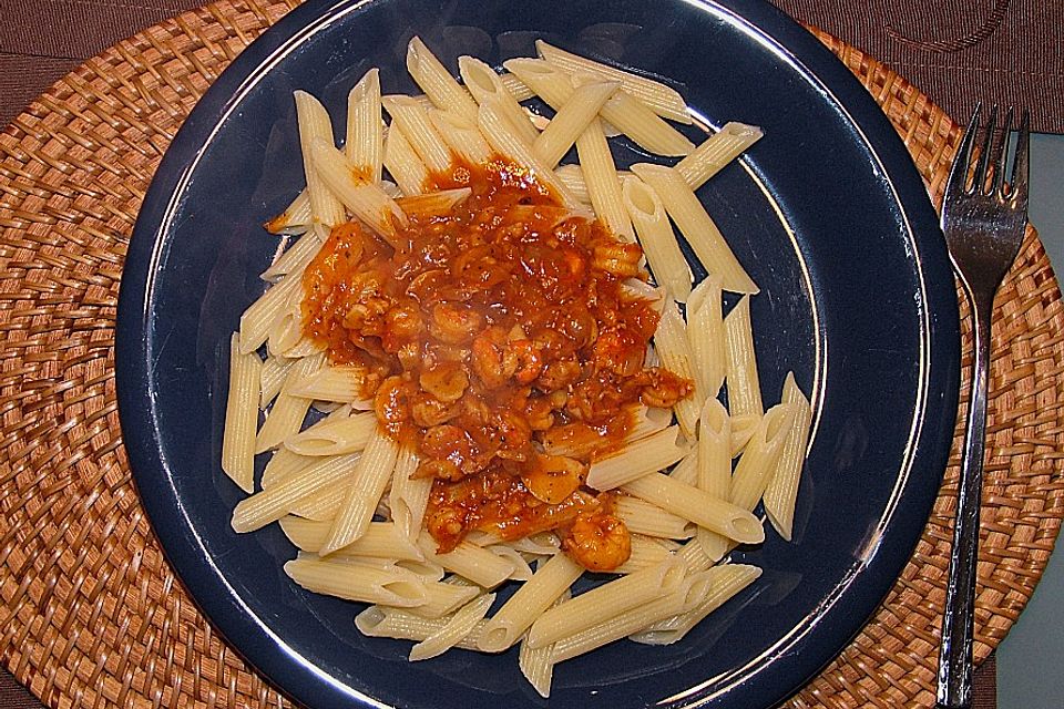 Pasta mit Flusskrebsen