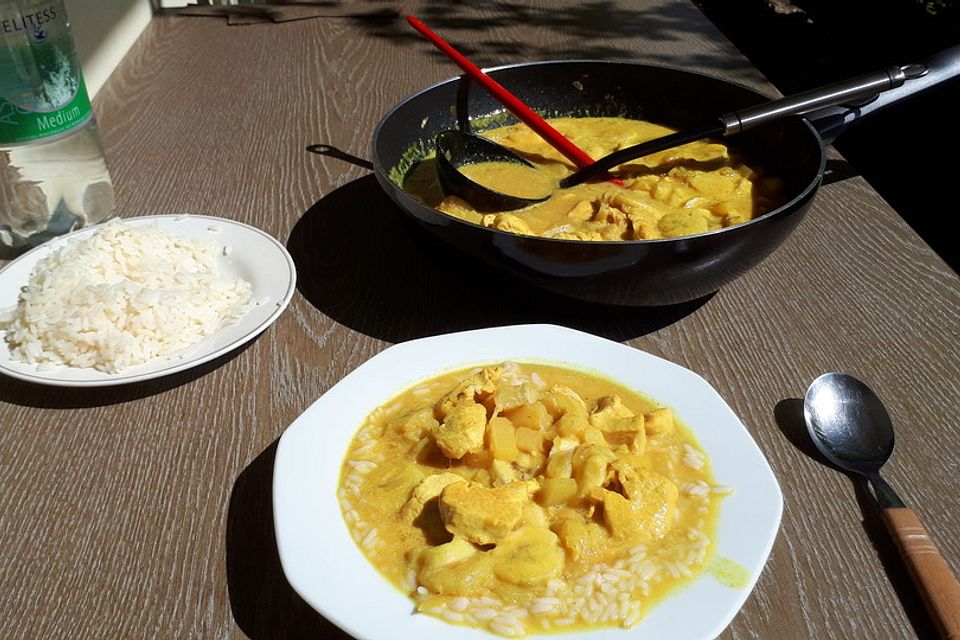 Bananen - Puten - Curry