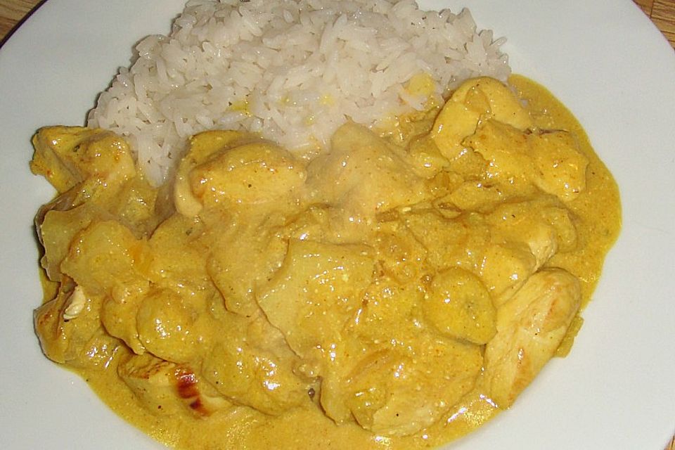 Bananen - Puten - Curry