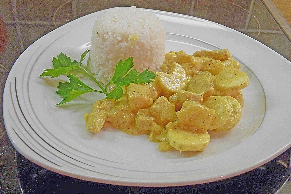 Bananen - Puten - Curry