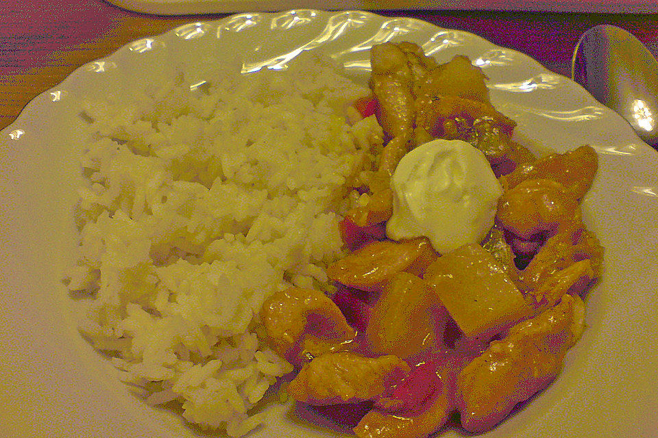 Bananen - Puten - Curry