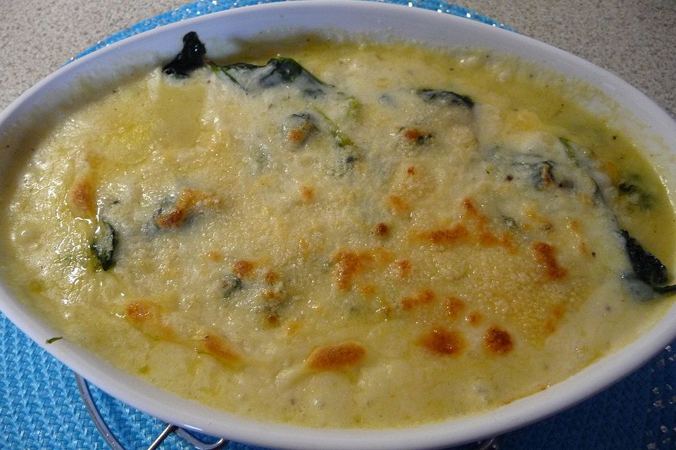 Überbackener Spinat - Spinaci gratinati